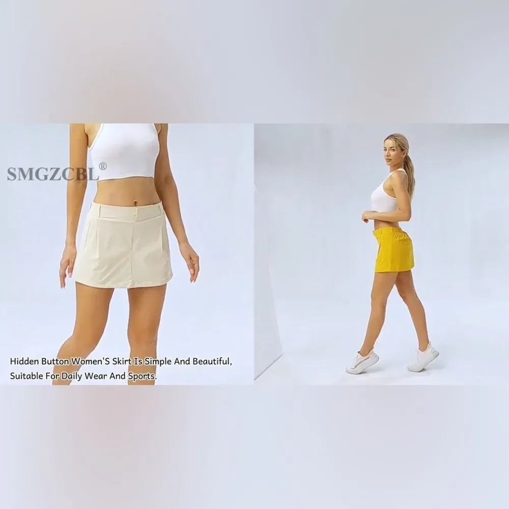 SMGZCBL Womens Tennis Skirt with Pockets Skirts for Women Daily Casual